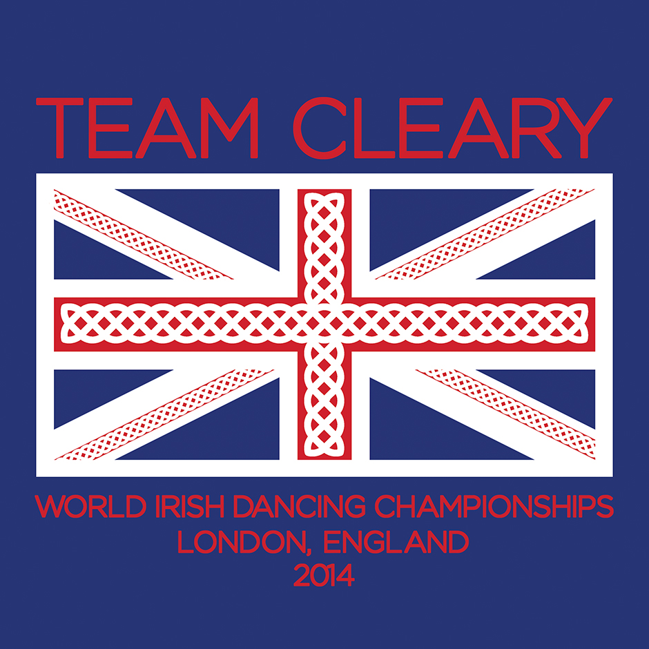 World Irish Dance Championships 2014 - Team Cleary Logo